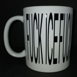 (New) F Ice Coffee Mug (12oz)
